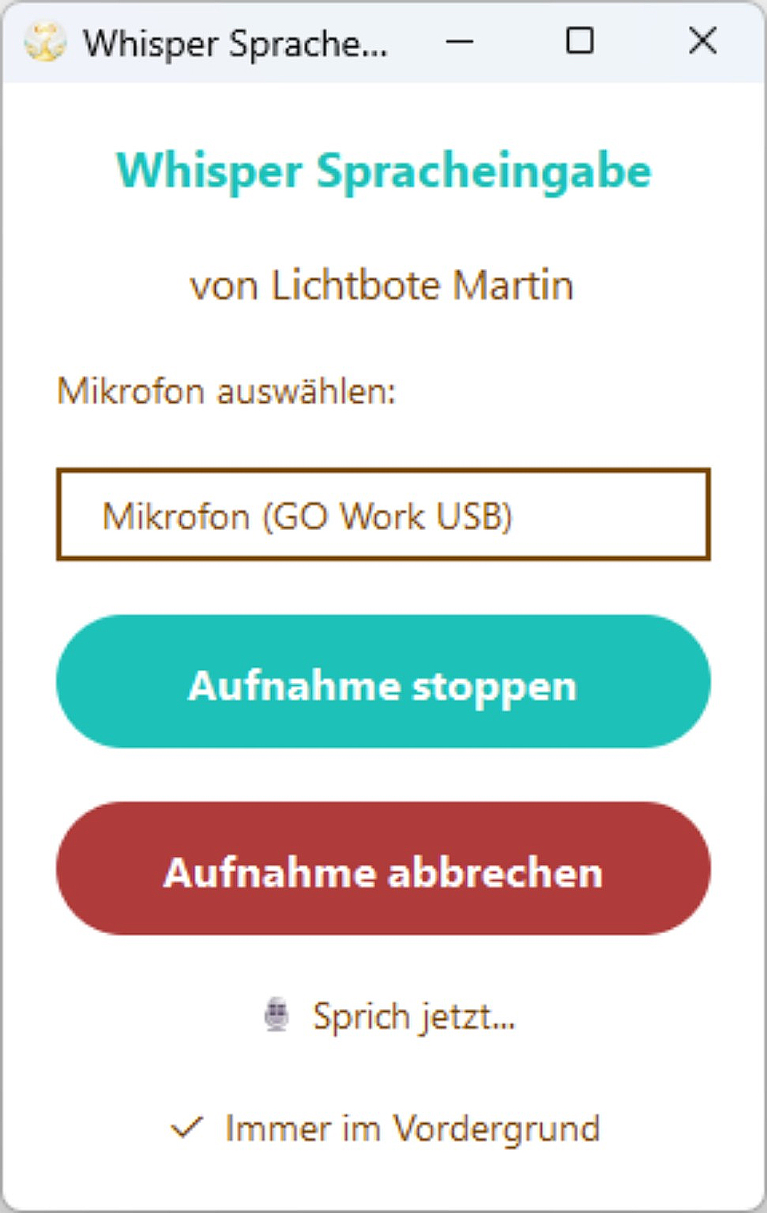 Tastatur Großbuchstaben